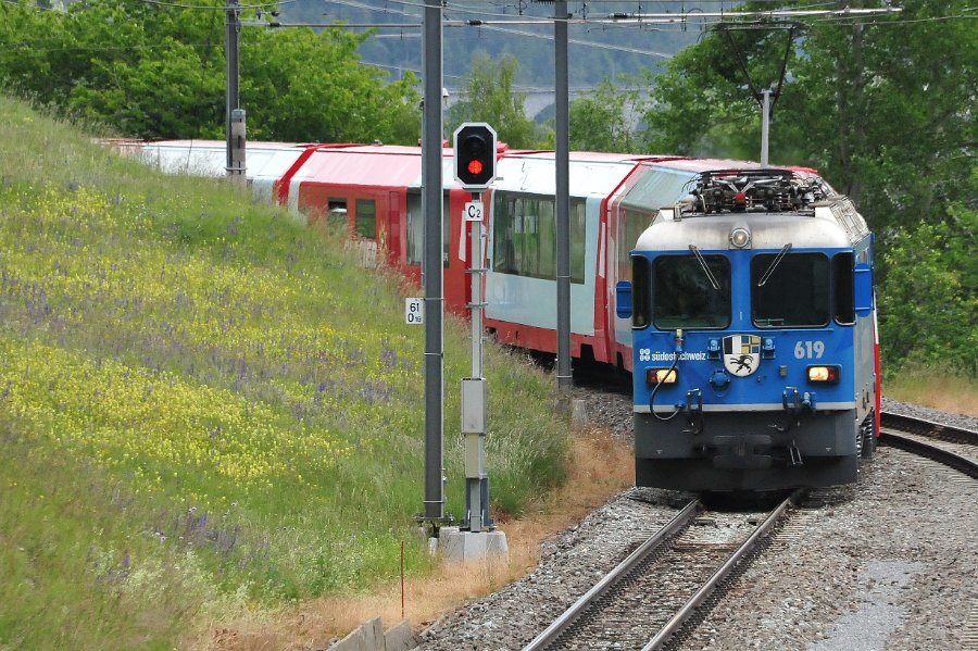 RhB Glacier Express, Allegra Triebwagen und andere (2)